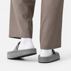 Lefu Shoes Men's Lightweight Bean Shoes Summer One Step Push Lazy Breathable Casual Half Support Slippers for Men (Copie)