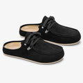 Lefu Shoes Men's Lightweight Bean Shoes Summer One Step Push Lazy Breathable Casual Half Support Slippers for Men (Copie) (Copie)