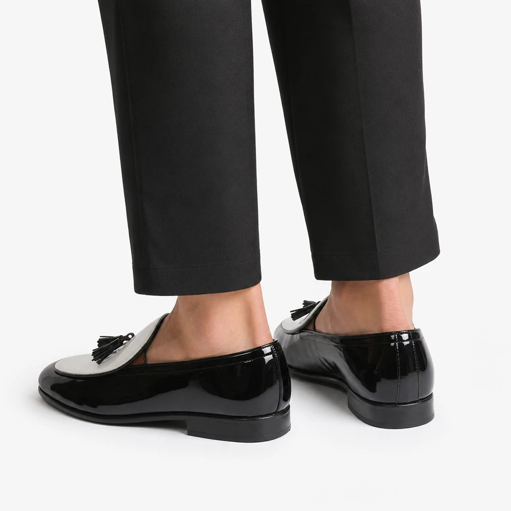 Men Dress Shoes Moccasins For Men Mens Italian Leather Shoes Men's Loafers Big Size Formal Designer Black white Wedding Luxury (Copie) (Copie) (Copie)