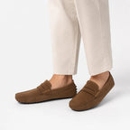 Men's Casual Fashion Genuine Leather Loafers Moccasins Slip-On Driving Shoes 38-50 Size Range Male Flats Comfort Footwear (Copie) (Copie) (Copie)