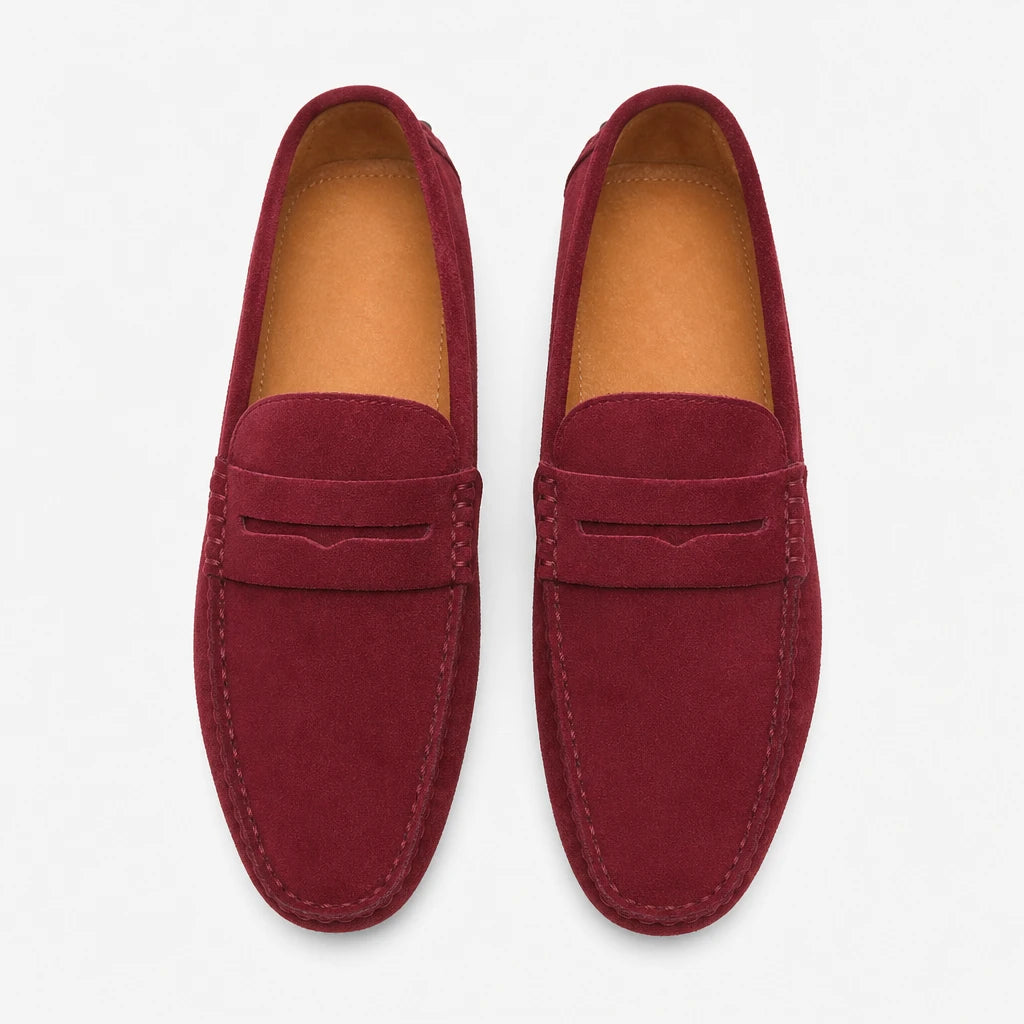 Men's Casual Fashion Genuine Leather Loafers Moccasins Slip-On Driving Shoes 38-50 Size Range Male Flats Comfort Footwear
