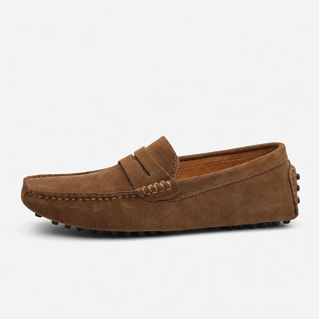 Men's Casual Fashion Genuine Leather Loafers Moccasins Slip-On Driving Shoes 38-50 Size Range Male Flats Comfort Footwear (Copie) (Copie) (Copie)