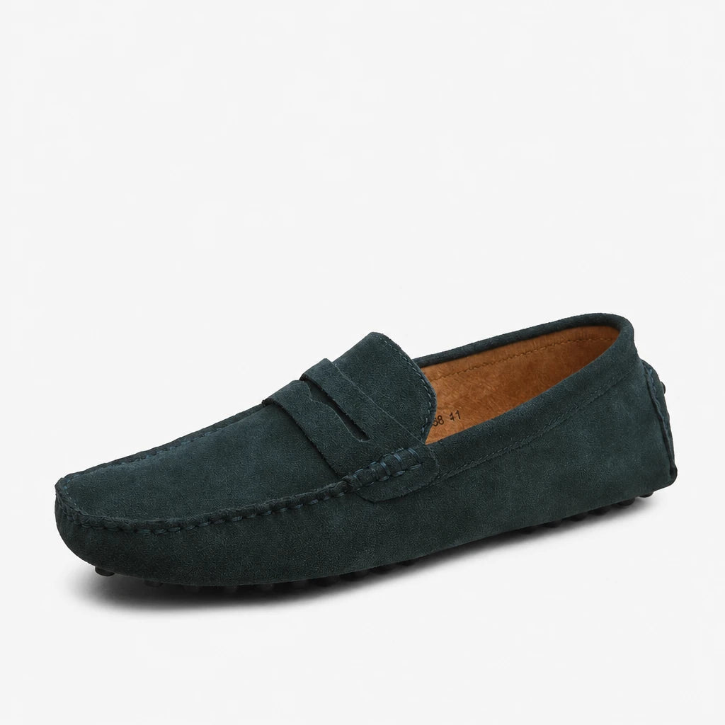 Men's Casual Fashion Genuine Leather Loafers Moccasins Slip-On Driving Shoes 38-50 Size Range Male Flats Comfort Footwear (Copie) (Copie)