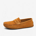 Men's Casual Fashion Genuine Leather Loafers Moccasins Slip-On Driving Shoes 38-50 Size Range Male Flats Comfort Footwear (Copie)