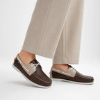 Men's Trendy Apron Toe Loafer Shoes, Slip On Comfy Non Slip For Outdoor Walking Traveling, Spring And Summer