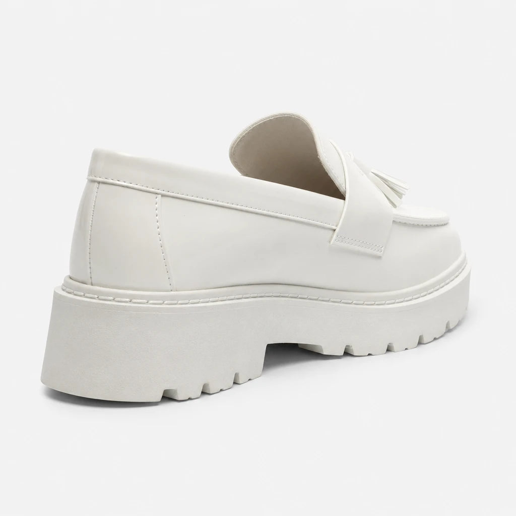 New Designer Laather Shoes Men's Slip On Loafers Tassel Preppy Comfortable Business Commute Outdoor Thick-soled Casual Shoes (Copie)