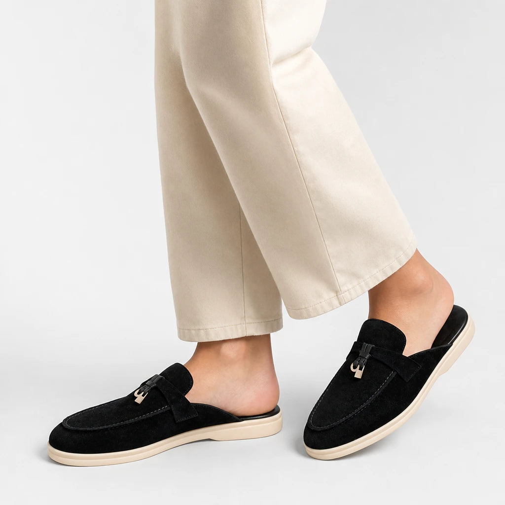 Not Logo Multi Colored Casual Slippers Suede Leather Women's Loafers Designer Luxury Lazy Women's Flat Shoes High Quality Shoes (Copie) (Copie) (Copie) (Copie) (Copie) (Copie) (Copie)