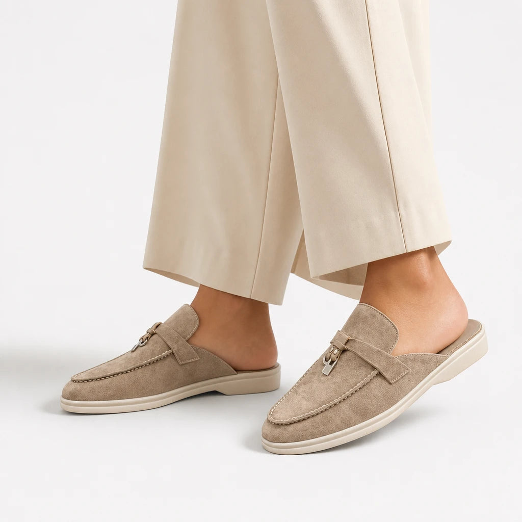 Not Logo Multi Colored Casual Slippers Suede Leather Women's Loafers Designer Luxury Lazy Women's Flat Shoes High Quality Shoes (Copie) (Copie) (Copie) (Copie) (Copie) (Copie)