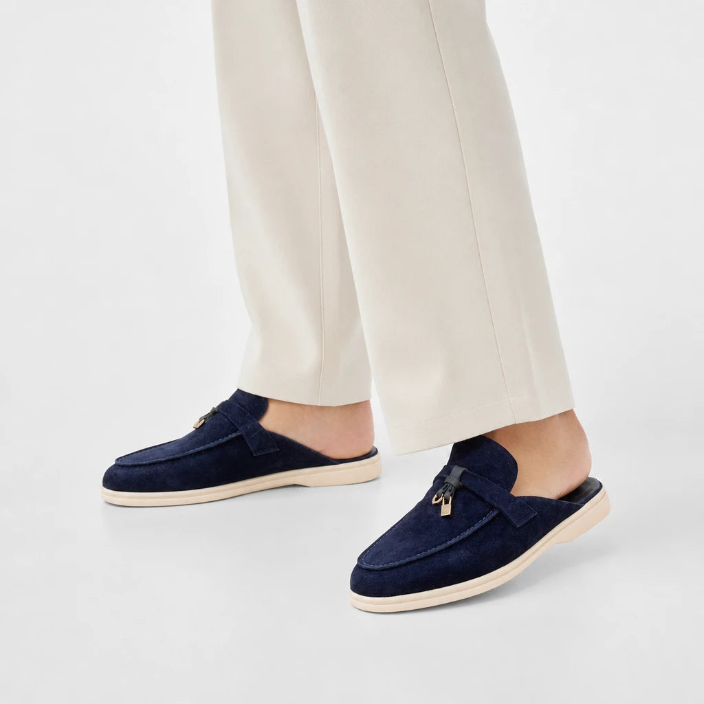 Not Logo Multi Colored Casual Slippers Suede Leather Women's Loafers Designer Luxury Lazy Women's Flat Shoes High Quality Shoes (Copie) (Copie) (Copie) (Copie) (Copie)