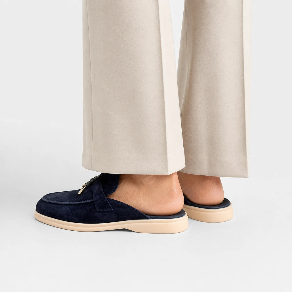 Not Logo Multi Colored Casual Slippers Suede Leather Women's Loafers Designer Luxury Lazy Women's Flat Shoes High Quality Shoes (Copie) (Copie) (Copie) (Copie) (Copie)