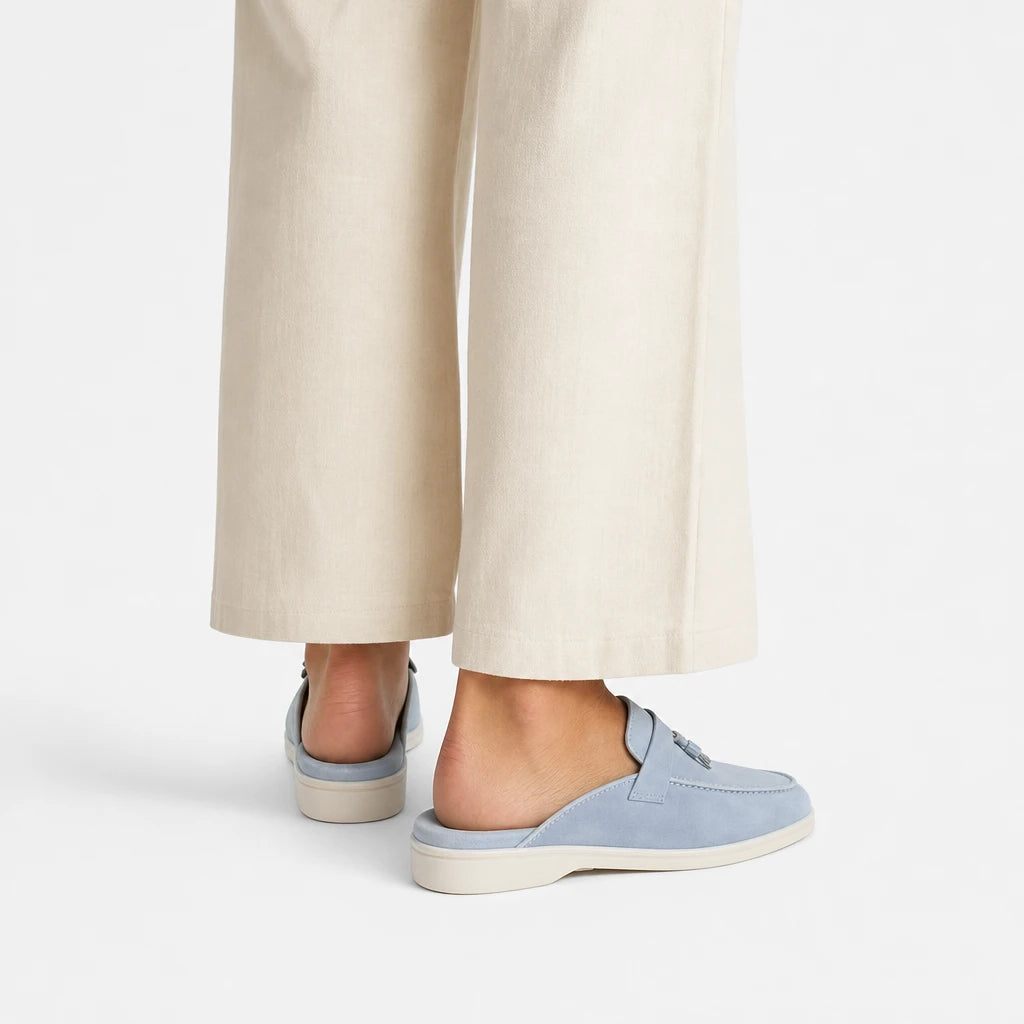 Not Logo Multi Colored Casual Slippers Suede Leather Women's Loafers Designer Luxury Lazy Women's Flat Shoes High Quality Shoes (Copie) (Copie) (Copie) (Copie)