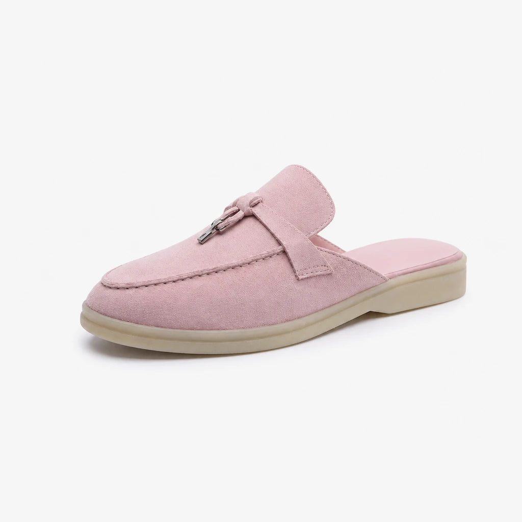 Not Logo Multi Colored Casual Slippers Suede Leather Women's Loafers Designer Luxury Lazy Women's Flat Shoes High Quality Shoes