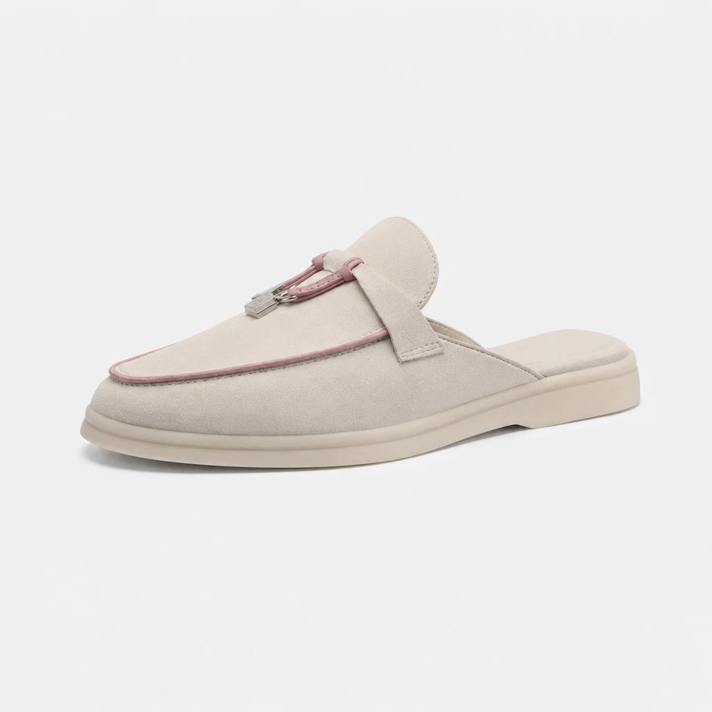 Not Logo Multi Colored Casual Slippers Suede Leather Women's Loafers Designer Luxury Lazy Women's Flat Shoes High Quality Shoes (Copie) (Copie) (Copie)
