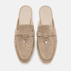 Not Logo Multi Colored Casual Slippers Suede Leather Women's Loafers Designer Luxury Lazy Women's Flat Shoes High Quality Shoes (Copie) (Copie) (Copie) (Copie) (Copie) (Copie)