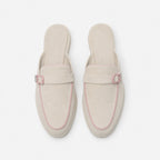 Not Logo Multi Colored Casual Slippers Suede Leather Women's Loafers Designer Luxury Lazy Women's Flat Shoes High Quality Shoes (Copie) (Copie) (Copie)