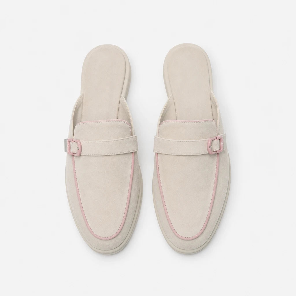 Not Logo Multi Colored Casual Slippers Suede Leather Women's Loafers Designer Luxury Lazy Women's Flat Shoes High Quality Shoes (Copie) (Copie) (Copie)