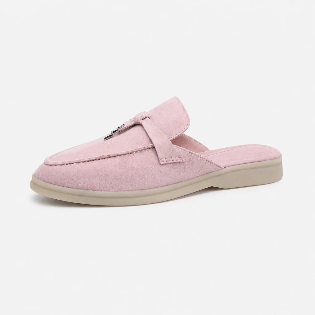 Not Logo Multi Colored Casual Slippers Suede Leather Women's Loafers Designer Luxury Lazy Women's Flat Shoes High Quality Shoes