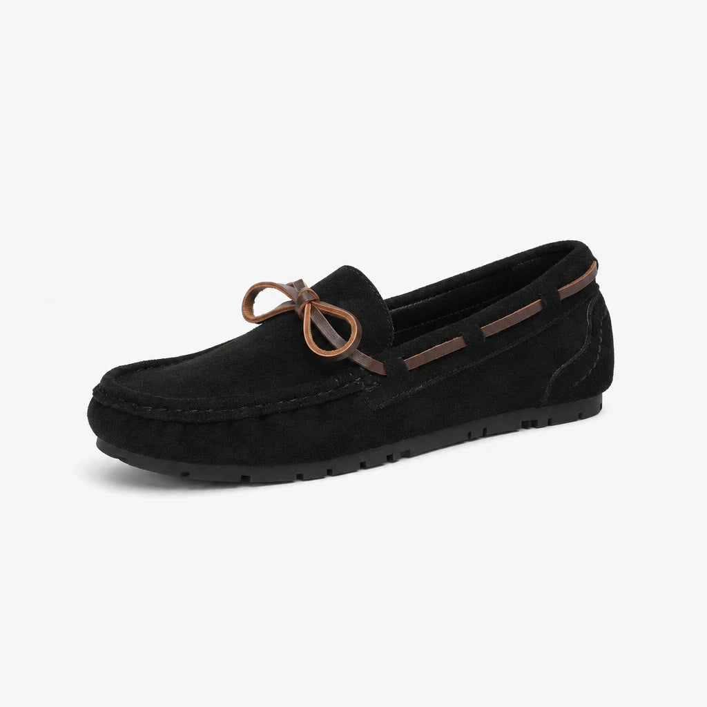 Soft Antiskid Soled Moccasins Women Casual Bowtie Flats Shoes Ladies Velour Loafers Cozy Slip On Walking Shoes Mocasines Mujer (Copie)