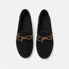 Soft Antiskid Soled Moccasins Women Casual Bowtie Flats Shoes Ladies Velour Loafers Cozy Slip On Walking Shoes Mocasines Mujer (Copie)