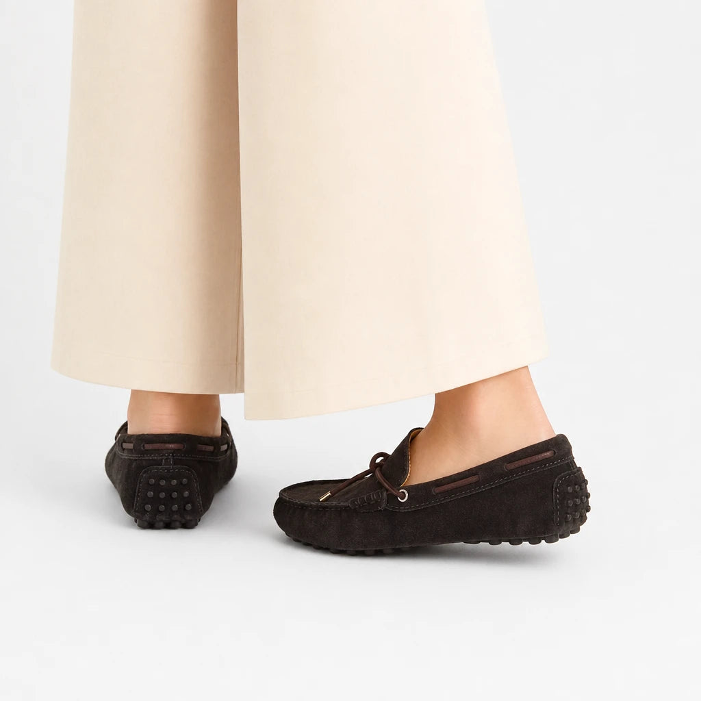 Top Quality 2026 Women Flats Genuine Leather Flat Shoes Lady Driving Shoes Spring Summer Women Casual Loafers Moccasins (Copie)
